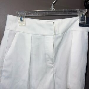 Elegant White Pleated Skirt